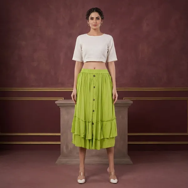 Rayon_Crepe_A_Line_Skirt