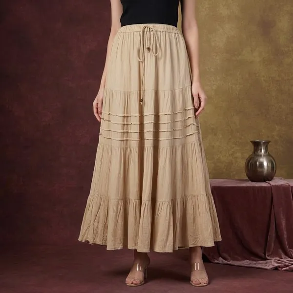 Women_S_Maxi_Skirt_With_Lining_And_Pocket