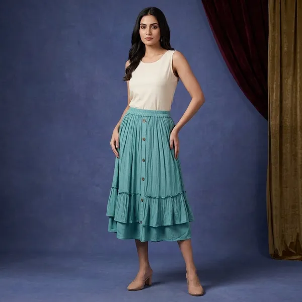 Rayon_Crepe_A_Line_Skirt