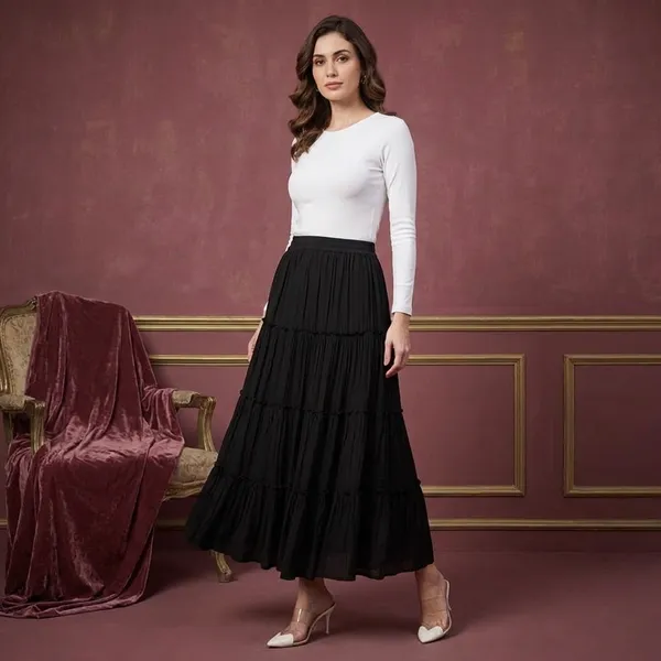Tiered_Maxi_Skirt_With_Lining_And_Pocket