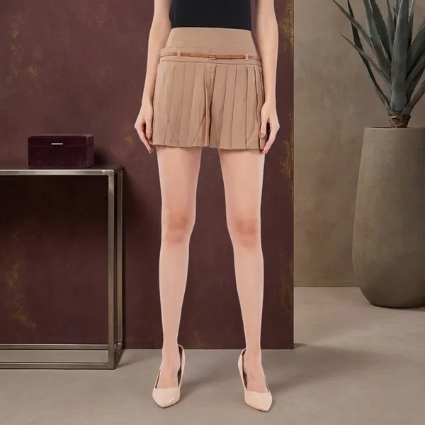 Women_S_Pleated_Mini_Skirt_With_Belt