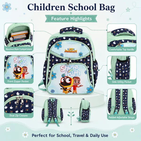 Mint_Green_Printed_School_Backpack_for_Children