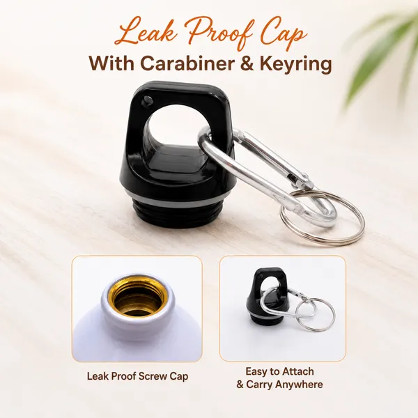 Orange_Hanuman_Printed_Water_Bottle_With_Carabiner