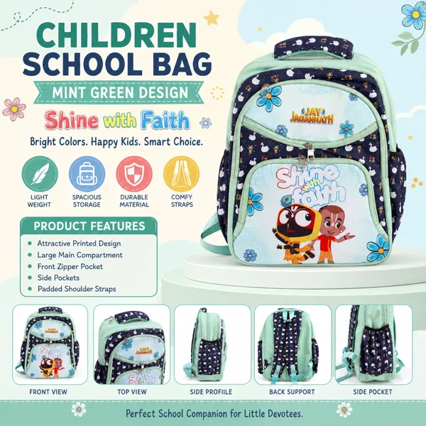Mint_Green_Printed_School_Backpack_for_Children
