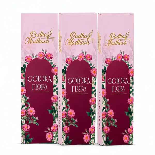 Radha_Madhava_Gojoka_Flora_Incense_Sticks_With_Holder_-_Pack_Of_3