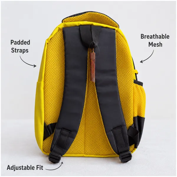 Yellow_Printed_Kids_School_Backpack