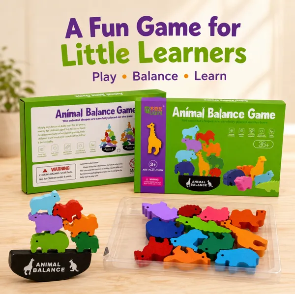 Animal_Balance_Game_for_Kids_|_Wooden/Colorful_Stacking_&_Balancing_Toy_|_Fun_Focus_&_Coordination_Activity_|_Educational_Skill_Development_Game_for_Kids_3+_Years