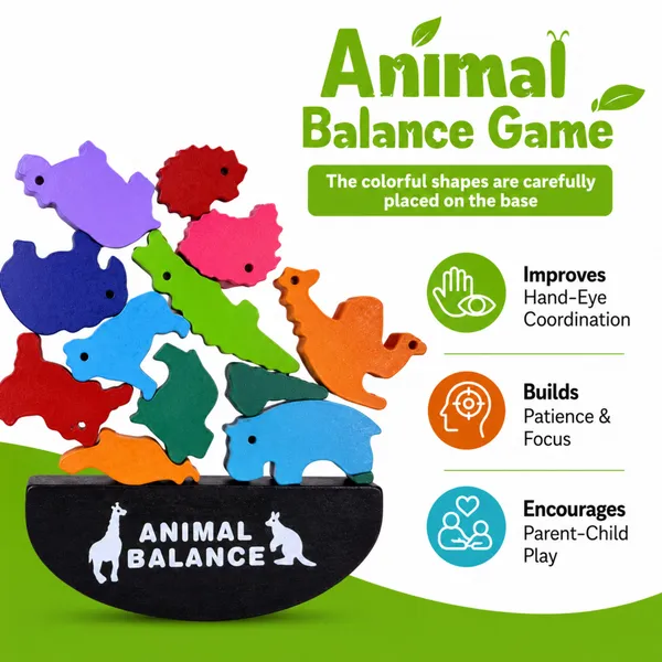 Animal_Balance_Game_for_Kids_|_Wooden/Colorful_Stacking_&_Balancing_Toy_|_Fun_Focus_&_Coordination_Activity_|_Educational_Skill_Development_Game_for_Kids_3+_Years