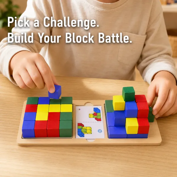 Block_Battle_3D_Puzzle_Game_for_Kids_|_Wooden_Color_Matching_&_Block_Stacking_Brain_Game_|_Build_Think_Win_|_Educational_Puzzle_Toy_for_Kids_3+_Years