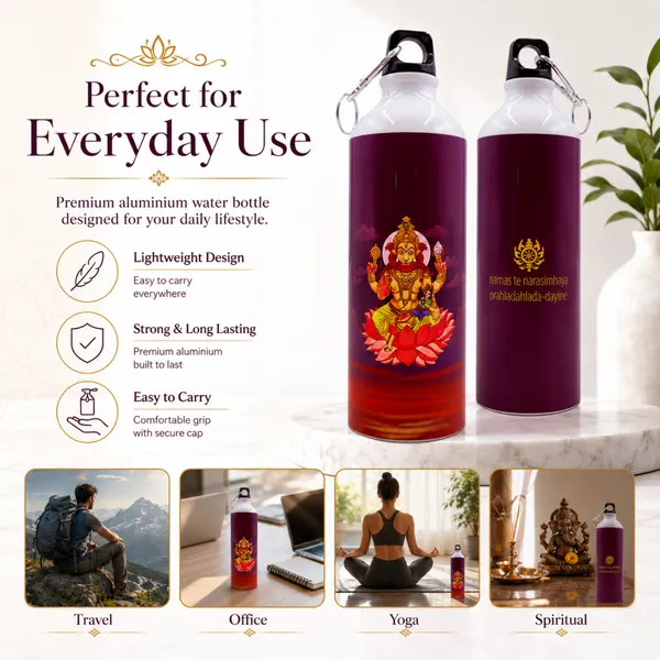 Maroon_Aluminium_Devotional_Print_Water_Bottle