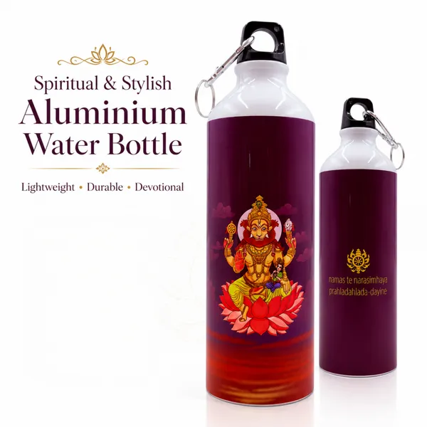 Maroon_Aluminium_Devotional_Print_Water_Bottle