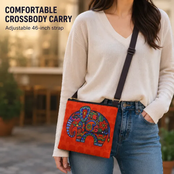 Ethnic_Elephant_Print_Sling_Bag_for_Women_|_Lightweight_Crossbody_Shoulder_Bag_with_Back_Zipper_Pocket