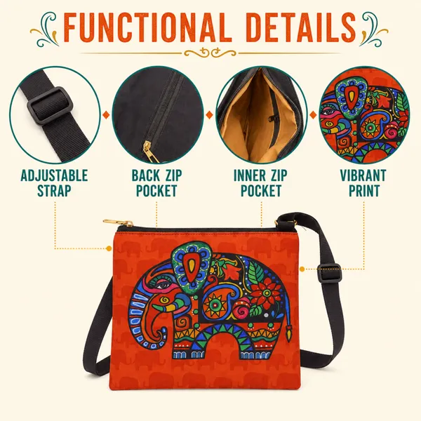 Ethnic_Elephant_Print_Sling_Bag_for_Women_|_Lightweight_Crossbody_Shoulder_Bag_with_Back_Zipper_Pocket