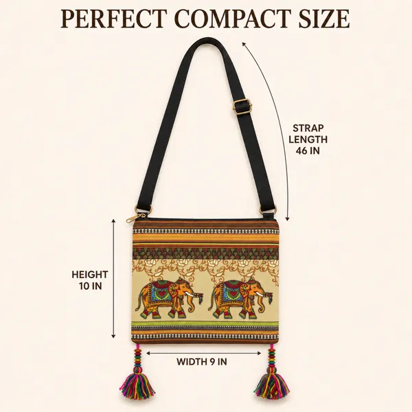 Ethnic_Elephant_Printed_Sling_Bag_for_Women_|_Lightweight_Crossbody_Shoulder_Bag_with_Tassel_Detail_&_Back_Zipper_Pocket