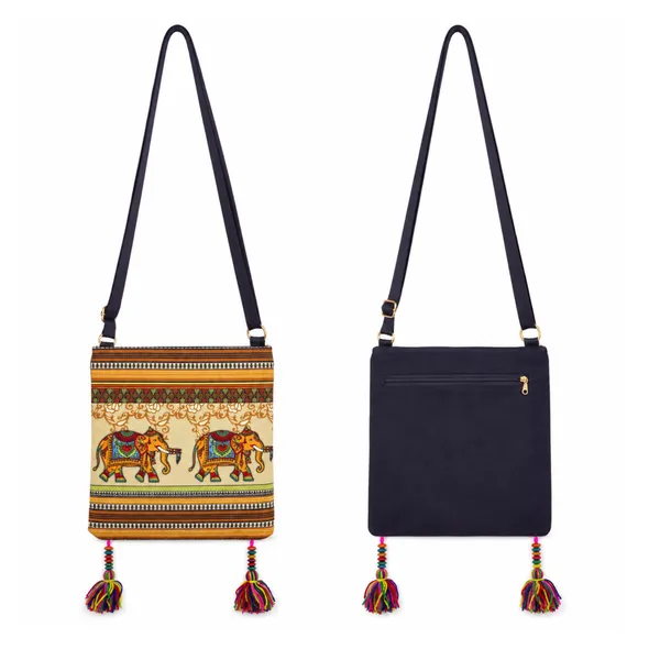 Ethnic_Elephant_Printed_Sling_Bag_for_Women_|_Lightweight_Crossbody_Shoulder_Bag_with_Tassel_Detail_&_Back_Zipper_Pocket