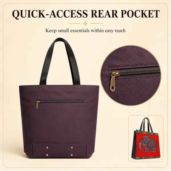Ethnic_Elephant_Printed_Tote_Bag_for_Women_|_Lightweight_Handbag_with_Long_Shoulder_Handles_|_Daily_Use_&_Shopping_Bag