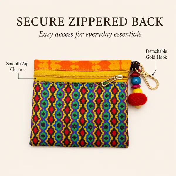 Ethnic_Paisley_Printed_Utility_Pouch_for_Women_|_Zipper_Storage_Pouch_with_Hook_|_Daily_Use_Organizer