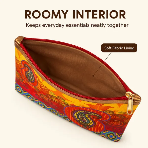 Ethnic_Printed_Zipper_Pouch_for_Women_|_Multipurpose_Cosmetic_&_Daily_Use_Organizer_|_Stylish_Paisley_Design