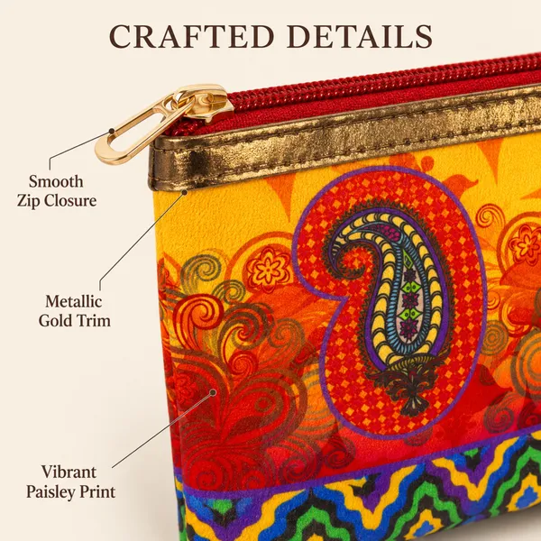 Ethnic_Printed_Zipper_Pouch_for_Women_|_Multipurpose_Cosmetic_&_Daily_Use_Organizer_|_Stylish_Paisley_Design