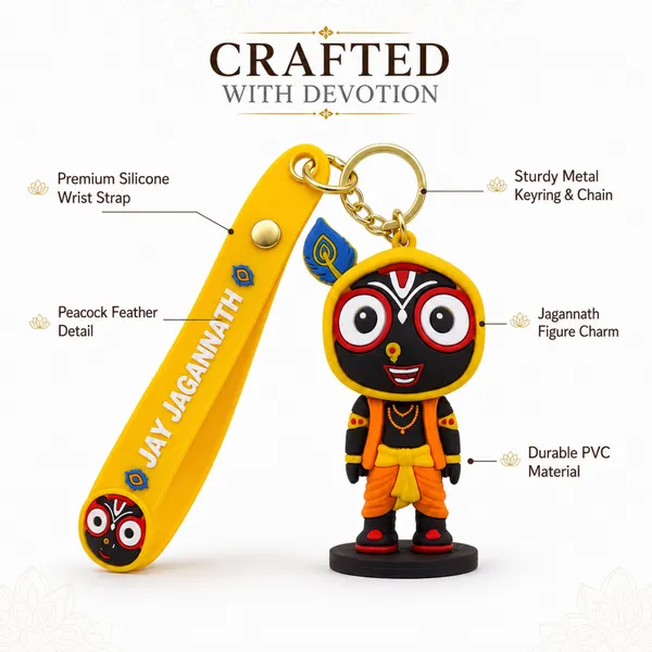 Jay_Jagannath_Keychain_with_Wrist_Strap_|_Lord_Jagannath_Devotional_Key_Ring_|_Lightweight_Bag_Charm_&_Key_Holder