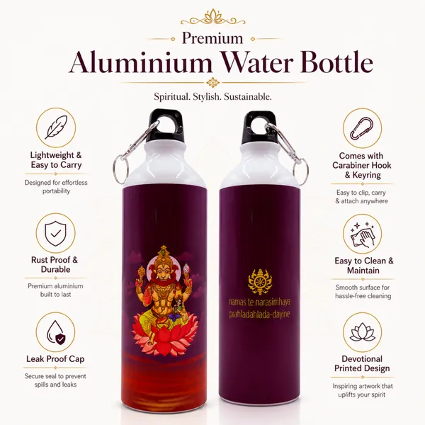 Maroon_Aluminium_Devotional_Print_Water_Bottle