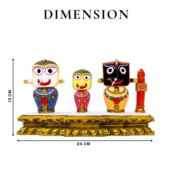 Lord_Jagannath,_Balabhadra_and_Subhadra_Idol_Set_with_Sudarshan_Chakra_–_Decorative_Jagannath_Trinity_Statue