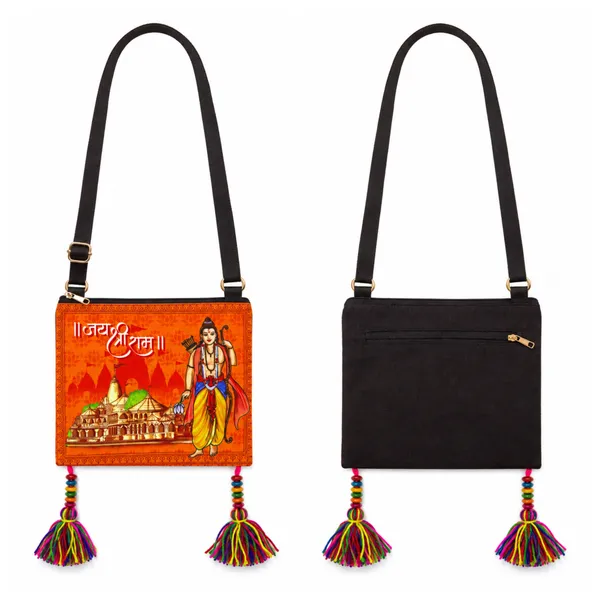 Lord_Rama_Printed_Sling_Bag_for_Women_|_Jai_Shri_Ram_Devotional_Design_with_Tassels_|_Adjustable_Crossbody_Bag_with_Back_Zip_Pocket