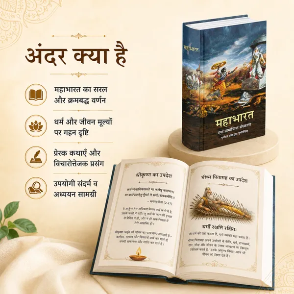Mahabharata:_An_Authentic_Presentation_–_Hindi_Hardcover_Edition_by_Purnaprajna_Dasa