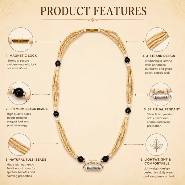 Natural_Tulsi_Beads_Four-Layer_Necklace_with_Black_Beads_and_Silver-Tone_Mantra_Pendant_|_Handcrafted_Devotional_Kanthi_Mala