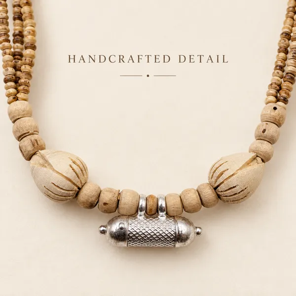 Natural_Tulsi_Beads_Four-Layer_Necklace_with_Silver-Tone_Mantra_Pendant_|_Handcrafted_Devotional_Kanthi_Mala