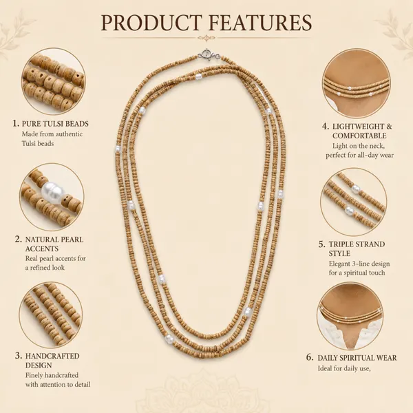 Natural_Tulsi_Beads_Four-Layer_Necklace_with_White_Pearl_Accents_|_Handcrafted_Multi-Strand_Devotional_Kanthi_Mala