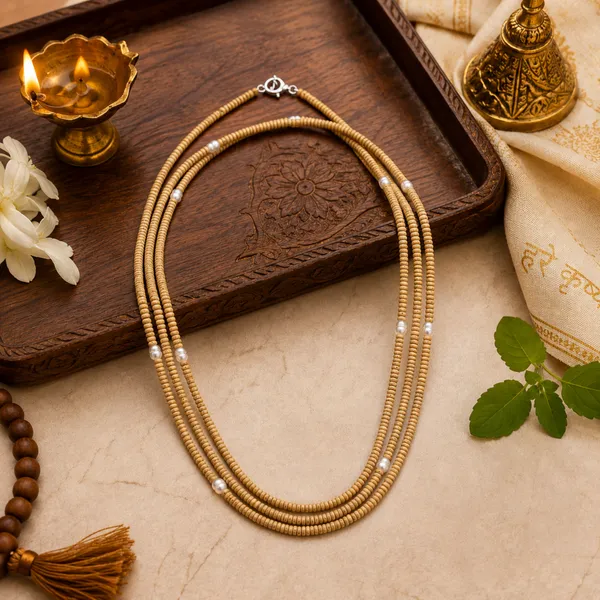 Natural_Tulsi_Beads_Four-Layer_Necklace_with_White_Pearl_Accents_|_Handcrafted_Multi-Strand_Devotional_Kanthi_Mala