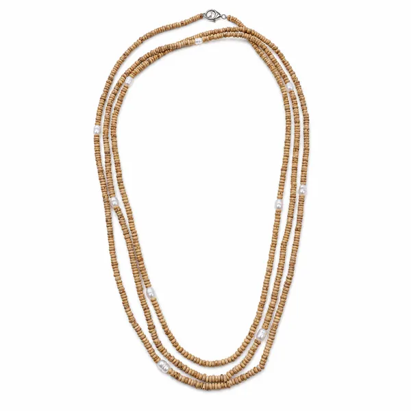 Natural_Tulsi_Beads_Four-Layer_Necklace_with_White_Pearl_Accents_|_Handcrafted_Multi-Strand_Devotional_Kanthi_Mala