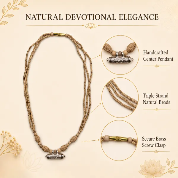 Natural_Tulsi_Beads_Multi-Layer_Necklace_with_Silver-Tone_Mantra_Pendant_|_Handcrafted_Devotional_Kanthi_Mala_with_Screw-Lock_Clasp