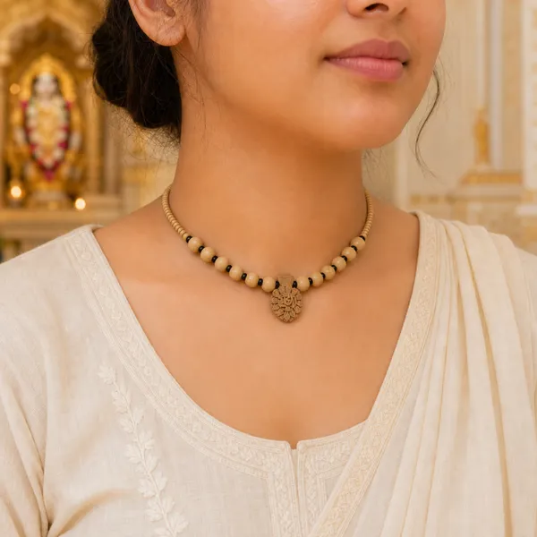 Natural_Tulsi_Beads_Necklace_with_Black_Spacers_and_Carved_Radha_Wooden_Pendant_|_Handcrafted_Devotional_Mala