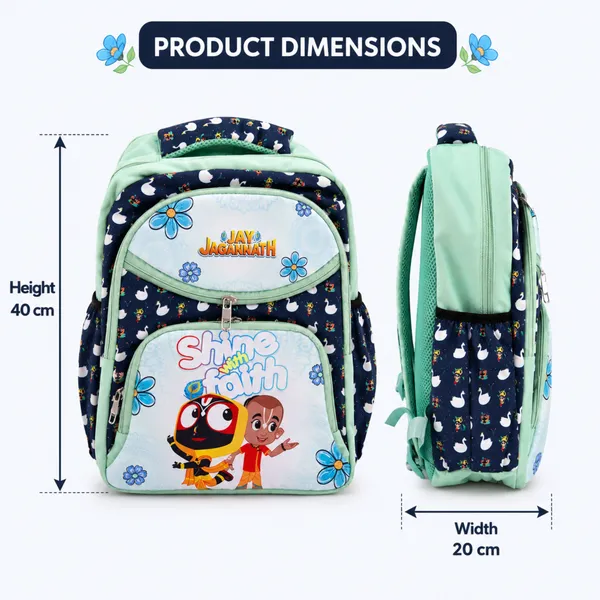 Mint_Green_Printed_School_Backpack_for_Children