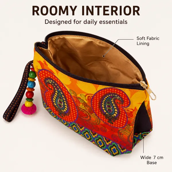Paisley_Printed_Zipper_Pouch_for_Women_|_Multipurpose_Cosmetic_&_Daily_Use_Organizer_|_Stylish_Ethnic_Utility_Pouch