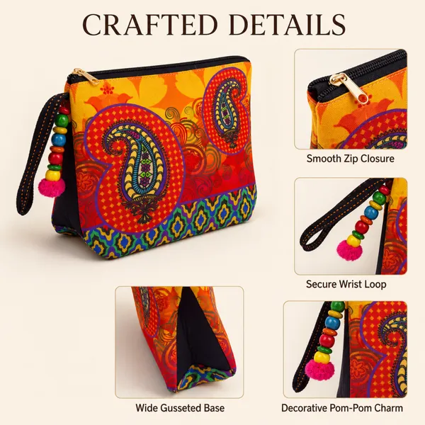 Paisley_Printed_Zipper_Pouch_for_Women_|_Multipurpose_Cosmetic_&_Daily_Use_Organizer_|_Stylish_Ethnic_Utility_Pouch