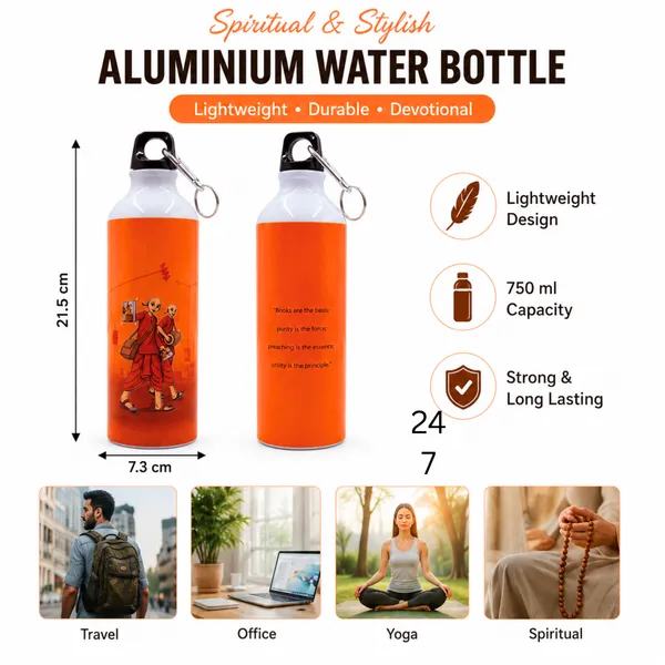 Orange_Aluminium_Leak_Proof_Bottle_With_Carabiner