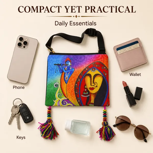 Radha_Krishna_Printed_Sling_Bag_for_Women_|_Devotional_Artistic_Design_with_Colorful_Tassels