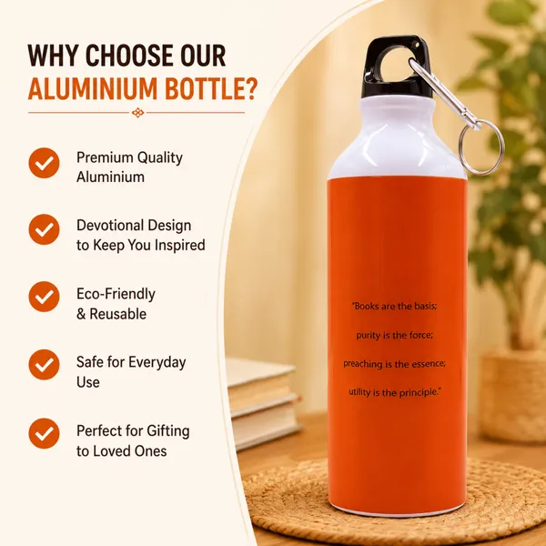 Orange_Aluminium_Leak_Proof_Bottle_With_Carabiner