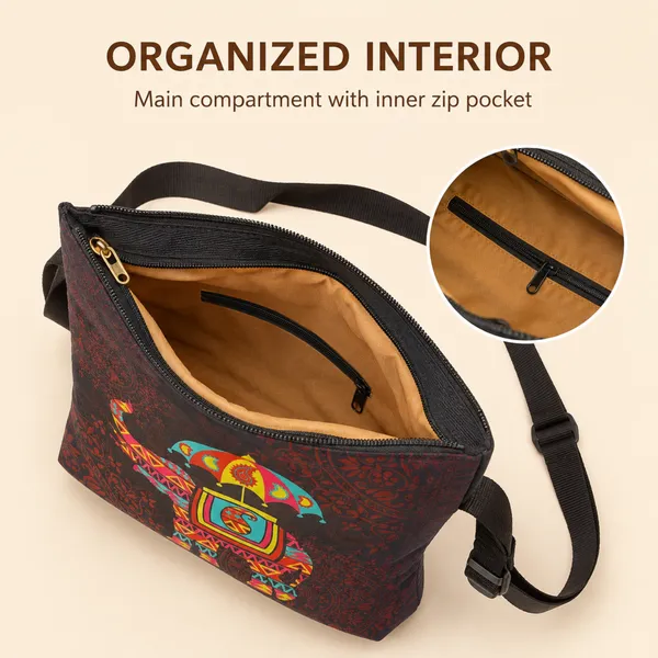 Traditional_Elephant_Printed_Sling_Bag_for_Women_|_Lightweight_Crossbody_Shoulder_Bag_with_Adjustable_Strap_&_Quick-Access_Back_Pocket