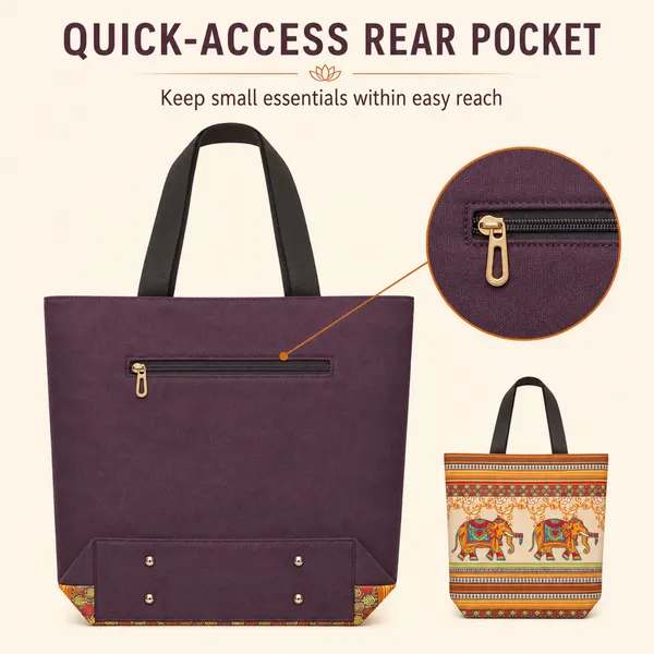 Traditional_Elephant_Printed_Tote_Bag_for_Women_|_Lightweight_Shopping_&_Daily_Use_Shoulder_Bag_|_Ethnic_Design