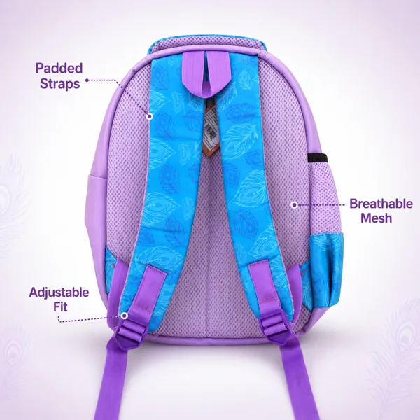 Blue_And_Purple_Jagannath_Print_Kids_Backpack