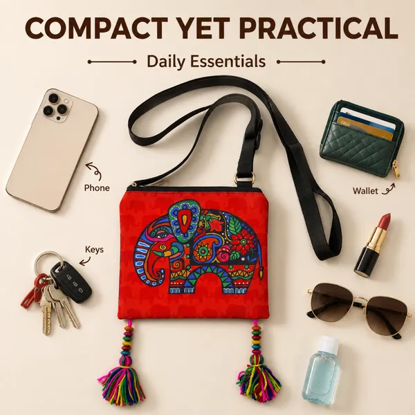 Women’s_Elephant_Print_Crossbody_Bag_|_Adjustable_Strap_Sling_Bag_with_Colorful_Tassels_|_Daily_Use_Shoulder_Bag