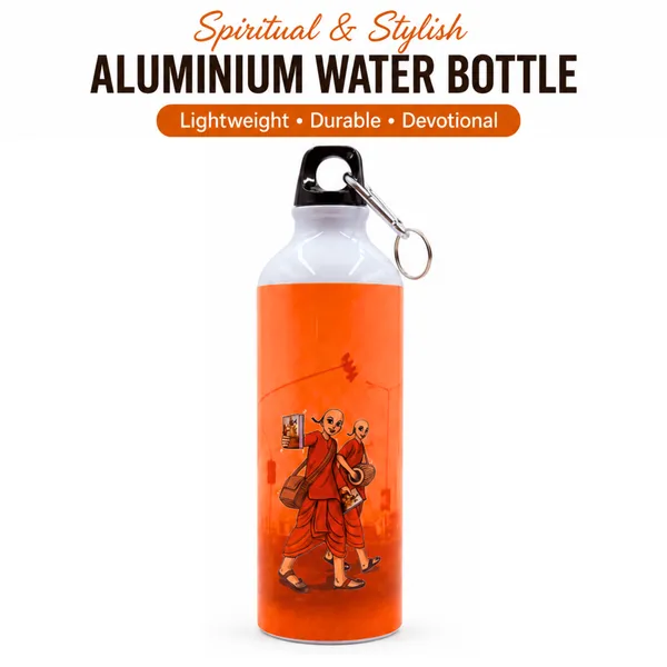 Orange_Aluminium_Leak_Proof_Bottle_With_Carabiner