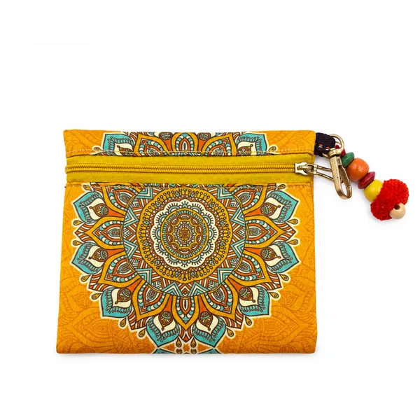 Yellow_Mandala_Printed_Utility_Pouch_for_Women_|_Compact_Zipper_Pouch_for_Cash,_Keys_&_Daily_Essentials