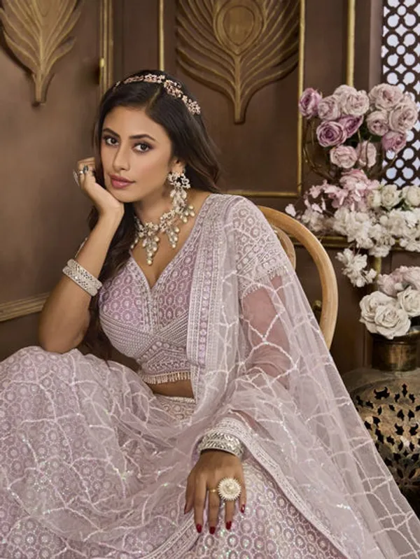 New_Semi_Stitiched_Bridal_Lehenga_Choli
