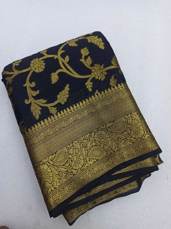 Georgette_Silk_Saree