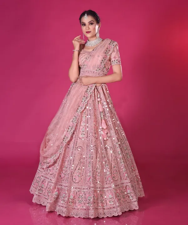 New_Wedding_And_Festival_Semi_Stitiched_Lehenga_Choli